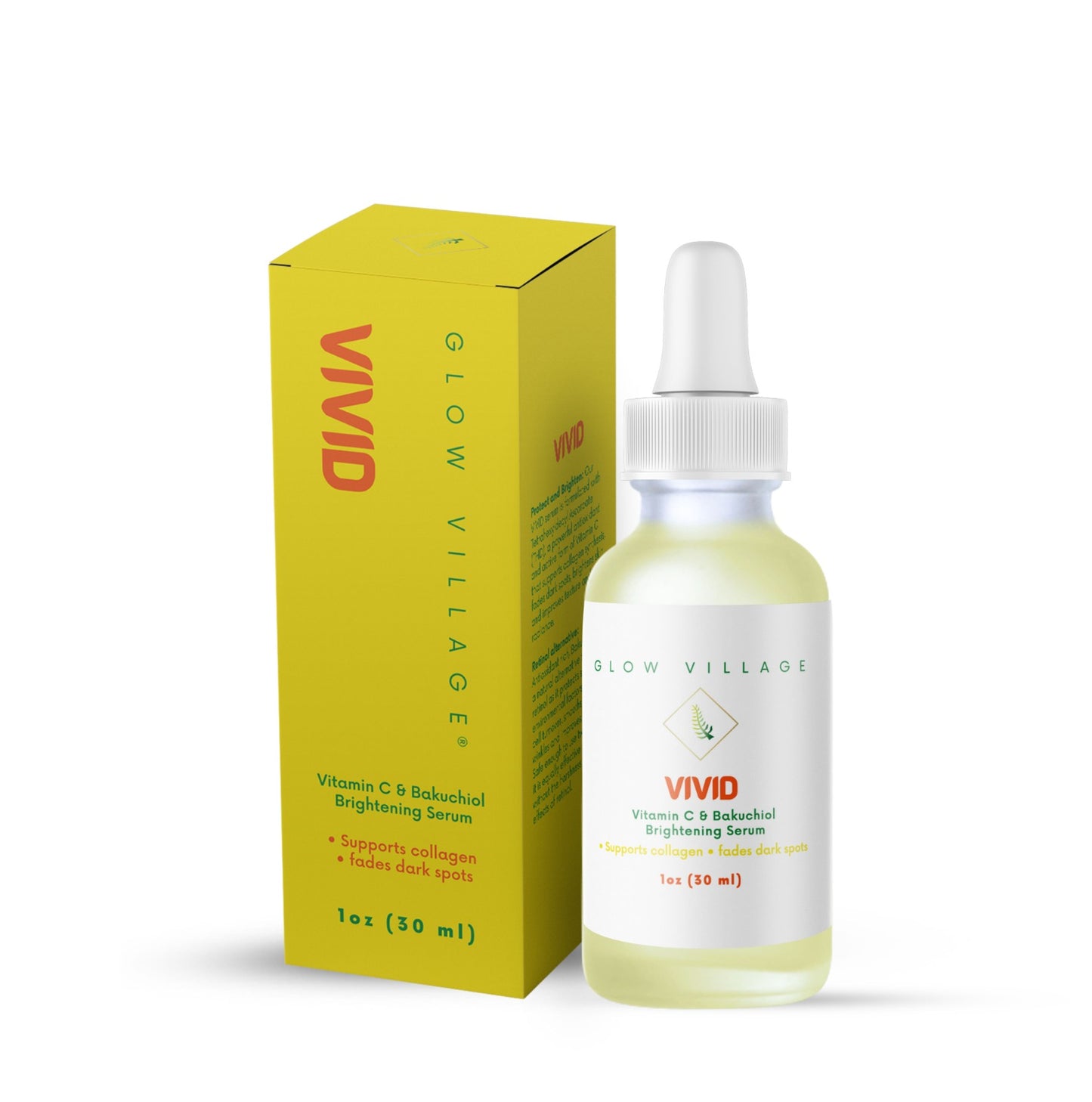 VIVID- Vitamin C & Bakuchiol Brightening Serum